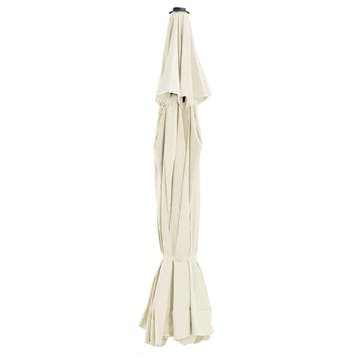 vidaXL Vervangingsdoek voor parasol 515 cm zandkleurig, Verzenden, Nieuw