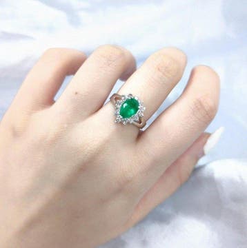 Zonder minimumprijs - Statement ring - 18 karaat Witgoud -, Handtassen en Accessoires
