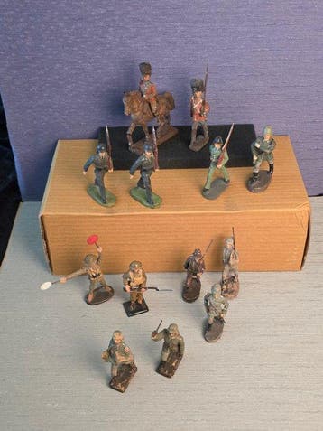Lineol, Elastolin - Militaire miniatuur beeldjes - German,, Nieuw