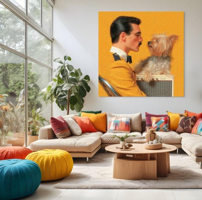 Yolanda López Calzadilla - El Gen del Compañero Fiel, Antiquités & Art, Art | Peinture | Moderne