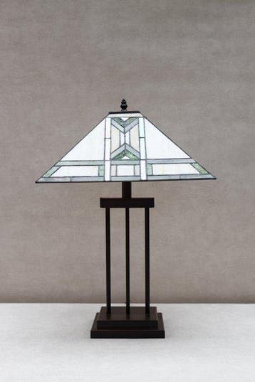 Lamp - Tiffany style - Dragonfly - Glas-in-lood, Antiek en Kunst