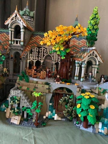 Lego MOC (My own creation) - Icons - Rivendell, Nieuw