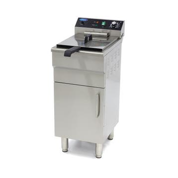 Friteuse - 16 L - 1 panier - avec robinet de vidange et, 4 litres ou plus, Verzenden, Neuf