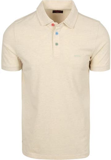 NZA Polo Hawera Melange Ecru maat Maat 52/54 (L) Heren, Kleding | Heren, Polo's, Maat 52/54 (L), New Zealand Auckland, Verzenden