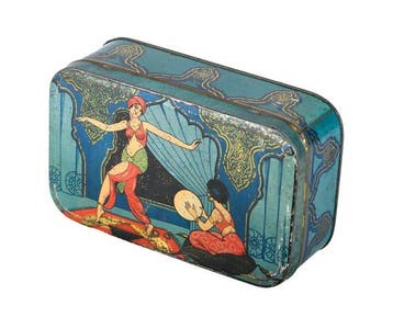 Antiek blikken doosje Art Nouveau - J.J. Carnaud -