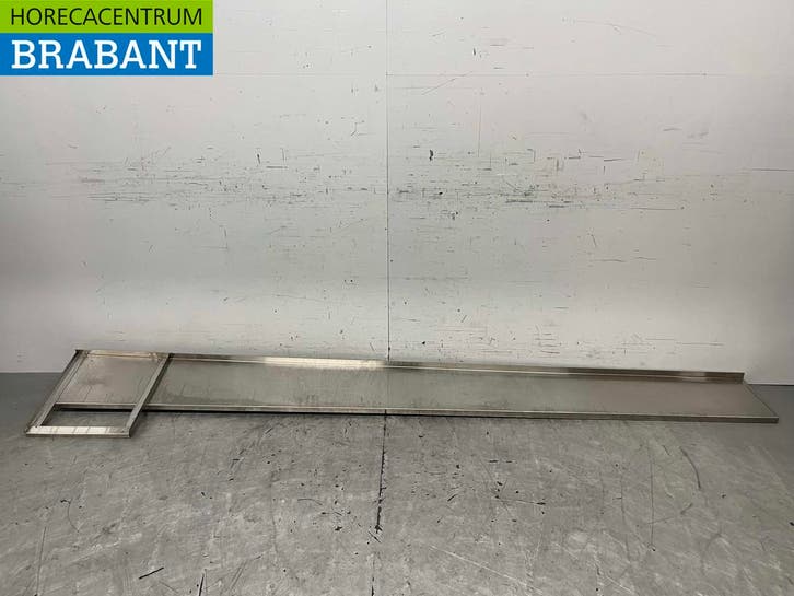 RVS Wandschap schap 300 x 30 cm Horeca, Articles professionnels, Horeca | Mobilier & Aménagement, Enlèvement ou Envoi