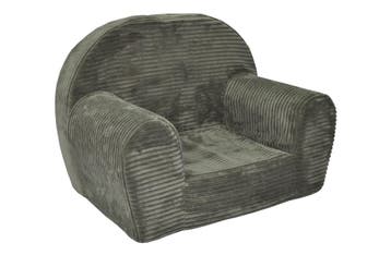 Zetel Kinder LINCOLN | Olijfgroen Velours | Laatste Stuks!, Ophalen of Verzenden, Nieuw, Hangstoel, Stoelverkleiner