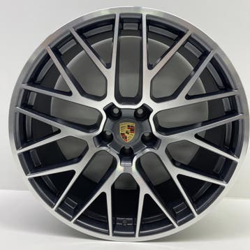 Porsche Macan ORIGINELE 21 RS Spyder met zomerbanden (N0), Autos : Pièces & Accessoires, Ophalen, Banden en Velgen