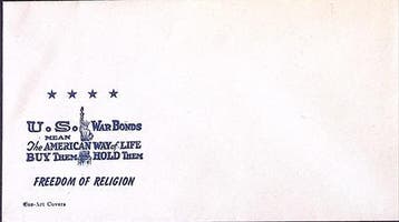 Amerikaanse envelop WWII (lijst optie), Verzenden