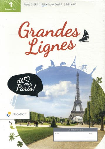 1 havo/vwo Frans / Grandes Lignes / Flex-boek A+B, Boeken, Verzenden, Gelezen