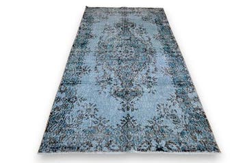 Bleu vintage - Tapis - 215 cm - 110 cm - avec certificat, Nieuw