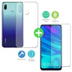Huawei P Smart 2019 Transparant TPU Hoesje + Screen, Verzenden, Nieuw