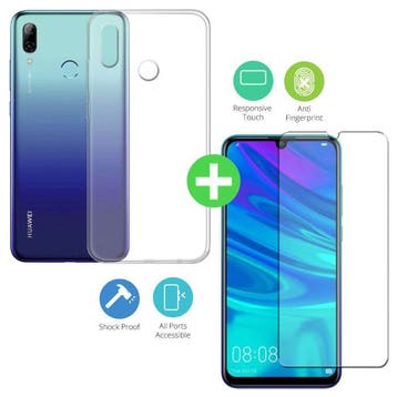 Huawei P Smart 2019 Transparant TPU Hoesje + Screen, Verzenden