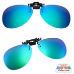 Fako Sunglasses - Clip On Voorzet Zonnebril Piloot - Overzet, Verzenden, Nieuw