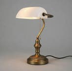 Lampe de banquier - Cristal, Métal, Antiquités & Art