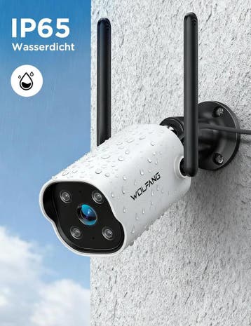 WOLFANG Bewakingscamera voor buiten, 2K 3MP, weerbestendi..., Ophalen of Verzenden