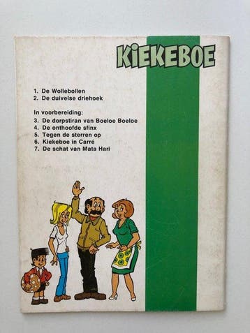 Kiekeboe 1 - De wollebollen - 1 Album - Eerste druk - 1978, Boeken, Stripverhalen, Nieuw