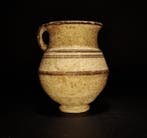 Oud-Grieks - Vaas versierd met circulaire banden - 4e eeuw, Antiek en Kunst