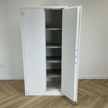 brandwerende kluis /  kast vv 4 legborden en sleutel (hxbxd), Huis en Inrichting, Gebruikt