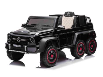 Mercedes-Benz G63 6x6, 12v met rubberen banden en meer!, Ophalen of Verzenden