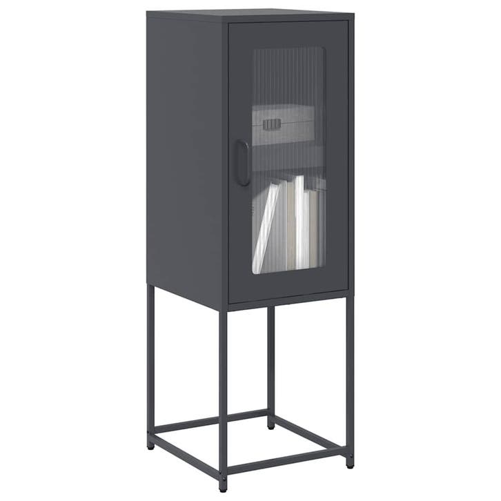 vidaXL Dressoir 36x39x107 cm koudgewalst staal, Maison & Meubles, Armoires | Dressoirs, Envoi