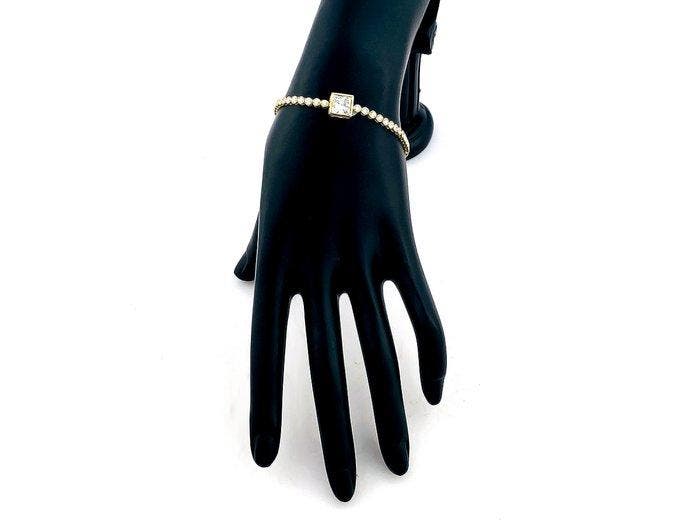 Armband - 14 karaat Geel goud - 3.00ct. tw. Diamant, Handtassen en Accessoires, Armbanden