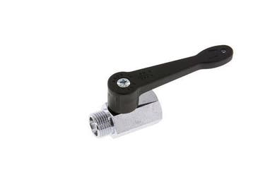 Mâle à Femelle G 3/8 2-Way Brass Mini Ball Valve Long, Verzenden, Nieuw