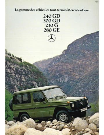 1980 MERCEDES BENZ G KLASSE BROCHURE FRANS, Nieuw