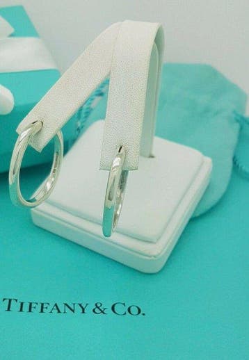 Tiffany & Co. - Hoepel oorbellen Zilver