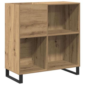 Platenkast Eiken - 54% korting! Retour deal, Met plank(en), Verzenden, 50 tot 100 cm, Zo goed als nieuw