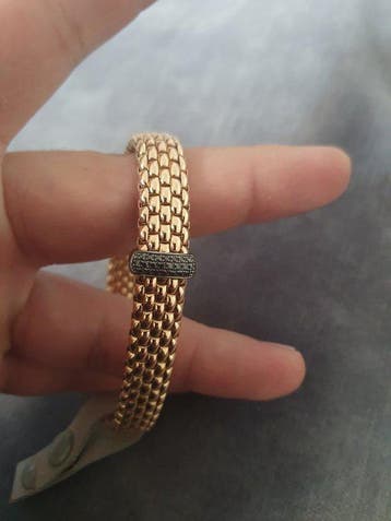Fope - Armband - Panorama - 18 karaat Roségoud - 0.17ct. tw.