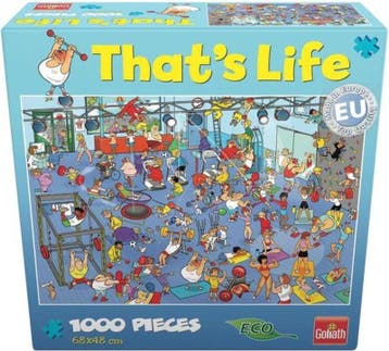 That's Life 1000 Stukjes - The Gym (Sportschool), Hobby en Vrije tijd, Verzenden, Nieuw