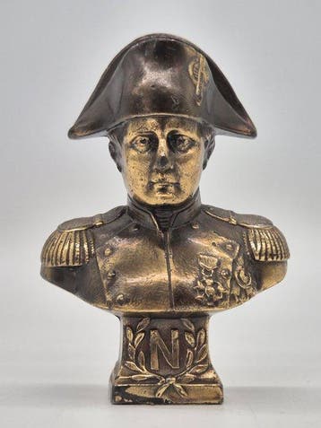 Napoleon Bonaparte Miniaturbüste – Bronze / Messingguss -