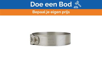 Bieden: ASA Hose Clamp 131-139mm - Stainless, Ophalen of Verzenden, Nieuw
