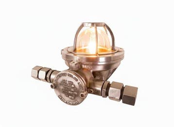 Kokosha - Lamp - Aluminium, Glas, Antiek en Kunst