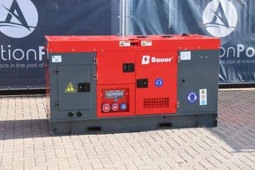 Veiling: Generator Bauer STC-30 Diesel 37.5kVA 2026 Nieuw, Articles professionnels, Machines & Construction | Générateurs, Ophalen