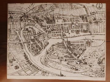 België - Luik; Frans Hogenberg (1535 – 1590) - Veduta, Nieuw