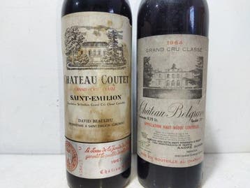 1964 Chateau Belgrave, Haut-Médoc & 1967 Chateau Coutet,, Collections, Vins