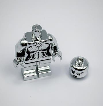 Lego Minifigurine - DC Comics - LEGO - Chrome Silver Plated