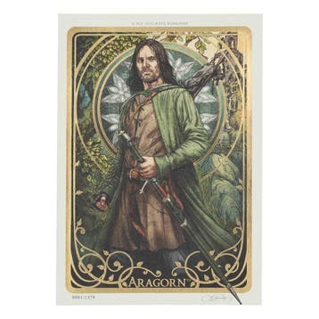 Lord of the Rings Art Print Aragorn Art Card 14 x 21 cm Limi, Ophalen of Verzenden