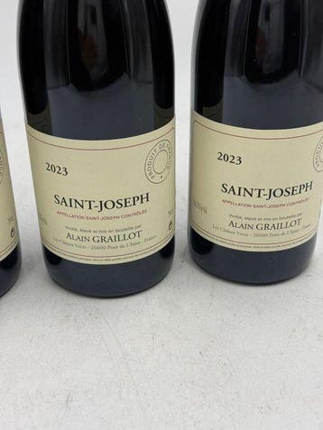 2023 Alain Graillot - Saint-Joseph - 3 Bouteilles (0,75 L), Nieuw