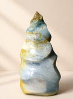 Gepolijste Ocean Jasper-vlam Featuring - Strand en Zee -