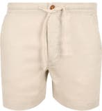 Superdry Short Linen Merchant Sand maat Maat 48/50 (M) Heren, Vêtements | Hommes, Pantalons, Verzenden