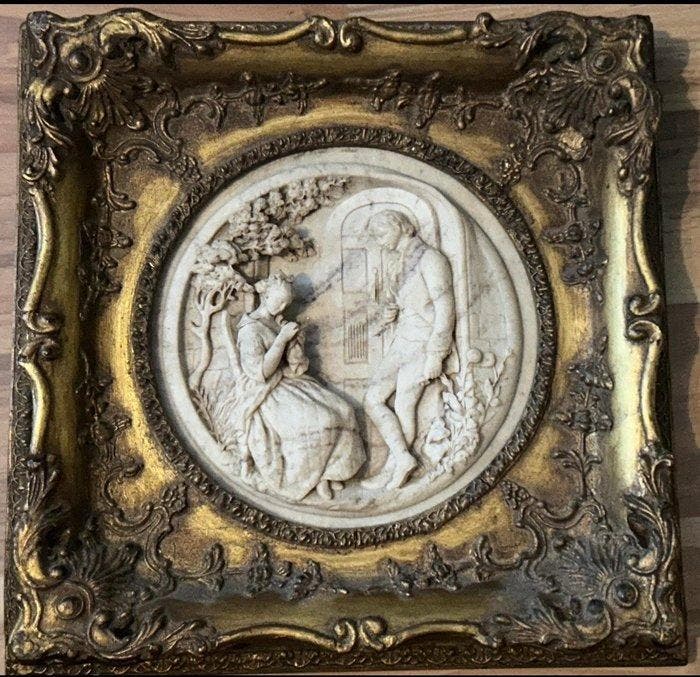 Edward William Wyon - Edward William Wyon - Reliëf,, Antiek en Kunst, Curiosa en Brocante