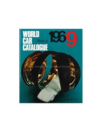 1969 WORLD CAR CATALOGUE - AUTOMOBILE CLUB OF ITALY - BOEK, Ophalen of Verzenden