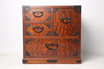 Ladekast - Hout - Japan - Verborgen Lade Tansu