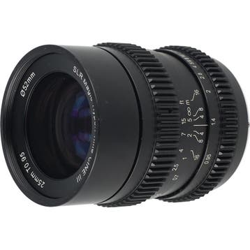 SLR Magic HyperPrime CINE III 25mm T0.95 MFT | Occasion, Ophalen of Verzenden