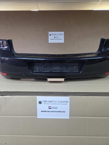 Origineel Volkswagen Golf 6 Achterbumper Zwart LC9Z, Ophalen of Verzenden