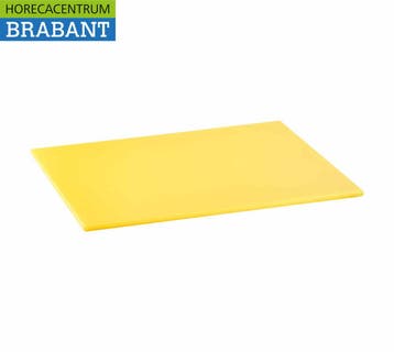 HCB Extra dikke HACCP snijplank Geel 450 x 300 x 20 mm, Ophalen of Verzenden
