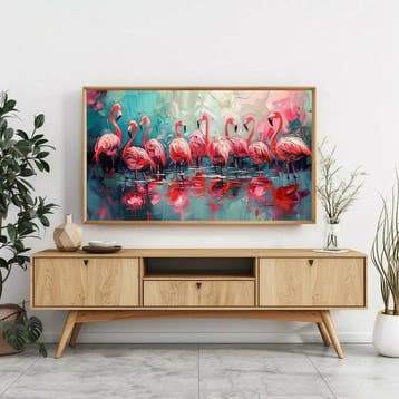 I_KONIQ - Pink Flamingoes